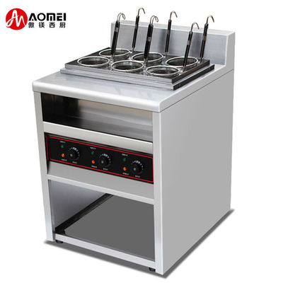 Équipement mécanique de cuisine Autonomie 6 paniers Cuisinière électrique à pâtes Logo personnalisé