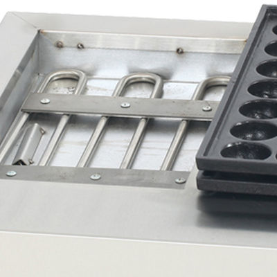 220V Voltage électrique Takoyaki machine pour cuire des boules de pieuvre sur le gril à pellets de poisson