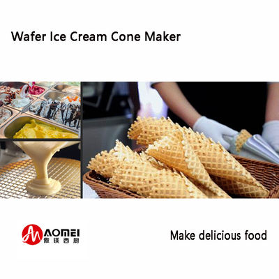 1.2W réglable Thermostat électrique crème glacée cône Baker Waffle Cones fabricant pour le commerce