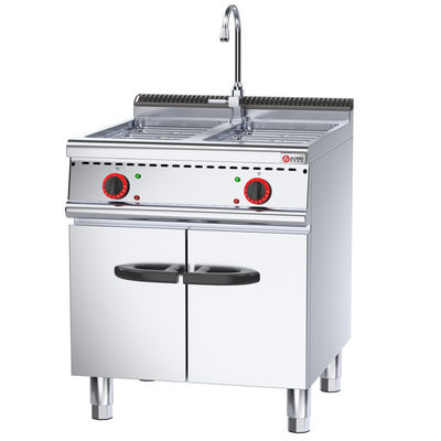 Panneau de cuisson à gaz incliné en acier inoxydable verticale de 80 L/panneau à brasser pour cuisine commerciale
