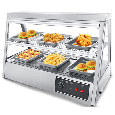 Modern Desgin Deux couches de circulation de l' air chaud Affichage de l' alimentation plus chaud pour le poulet frit