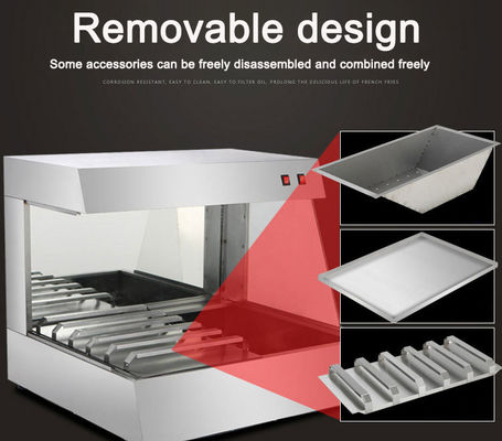 Appareils de cuisine commerciaux Appareils de cuisine électriques avec conception en acier inoxydable