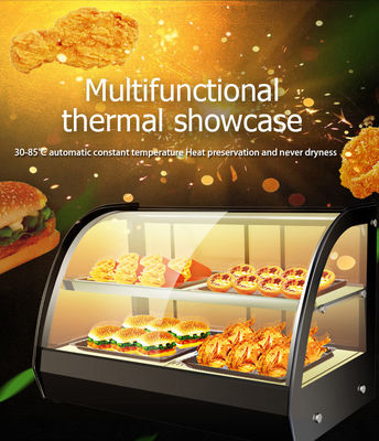 Écran électrique en verre courbé Pizza pain alimentation chauffant avec avantage longue durée de vie