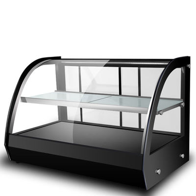 Tableau électrique 2 couches de poulet frit Affichage de nourriture chauffante Vitrine avec source d'alimentation électrique