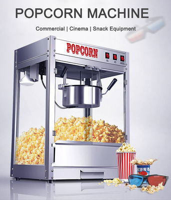 Production rapide et facile de maïs soufflé avec une machine en acier inoxydable à chaleur rapide