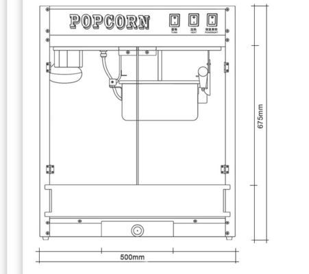 Production rapide et facile de maïs soufflé avec une machine en acier inoxydable à chaleur rapide