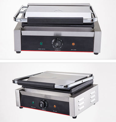Design de porte de gril en acier inoxydable à cuisson double face à contact 220V