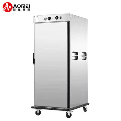 Chariot de chauffage de nourriture en acier inoxydable pour la restauration 220V/50HZ/1Ph