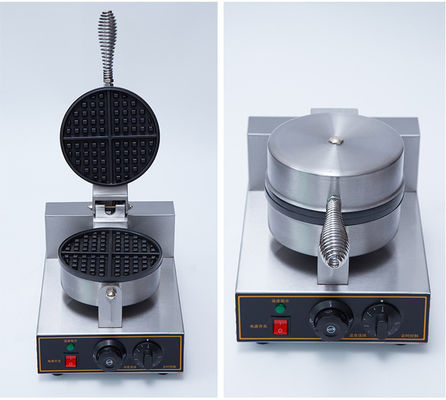 Machine à faire des gaufres commerciales non collantes pour les gaufres belges simples 250*320*195mm