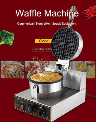 Machine à faire des gaufres commerciales non collantes pour les gaufres belges simples 250*320*195mm