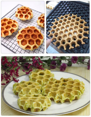 Fabricant de gaufres d'œufs carrés électriques pour cuire du pain de gâteau à 0 à 250 °C