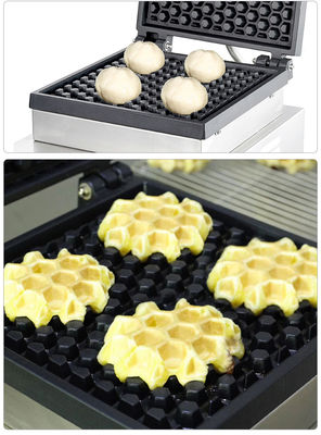 Fabricant de gaufres d'œufs carrés électriques pour cuire du pain de gâteau à 0 à 250 °C