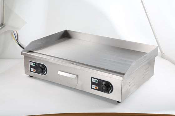 Équipement de cuisine d'hôtel de restaurant en acier inoxydable Tableau électrique Grill plat