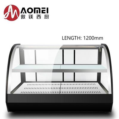 500W Cuisine commerciale en acier inoxydable Appareil d'affichage chauffant les aliments et affichage des aliments chauds