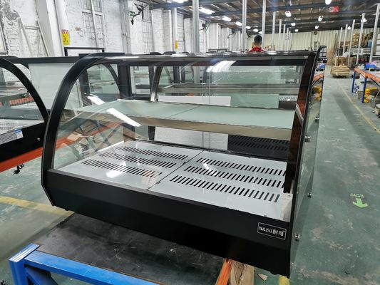 500W Cuisine commerciale en acier inoxydable Appareil d'affichage chauffant les aliments et affichage des aliments chauds