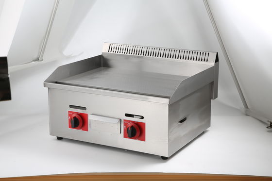 728*400*8mm Taille de la plaque de grillage Poêle à gaz à griller pour GPL/GNL dans les équipements de cuisine commerciaux