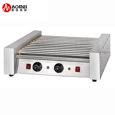Grilleuse à rouleaux de hot-dog pour les magasins de boissons alimentaires 590x510x200mm
