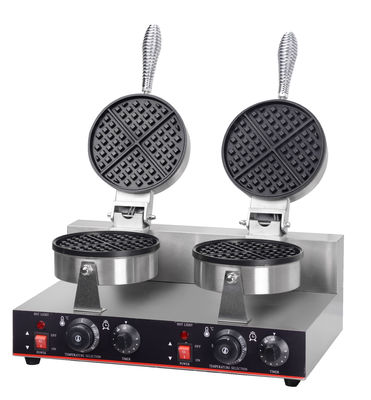 Cuisinière électrique à gaufres avec 2 plaques et régulateur de température Poids brut 12,5 kg
