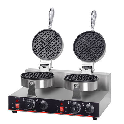 Cuisinière électrique à gaufres avec 2 plaques et régulateur de température Poids brut 12,5 kg