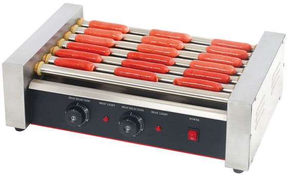 5 Grille à rouleaux machine à hot-dog pour équipement de cuisine de restaurant en acier inoxydable