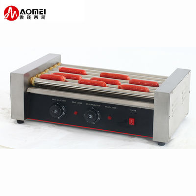5 Grille à rouleaux machine à hot-dog pour équipement de cuisine de restaurant en acier inoxydable
