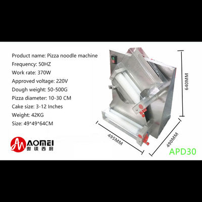 Appareil électrique à rouleaux de pâte de pizza APD30 pour équipement de cuisine dans les usines de fabrication