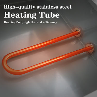 270*330*100mm Pan Taille 220V Couverture en verre Bain Marie avec 3/4/5/6 Plaques Professionnel
