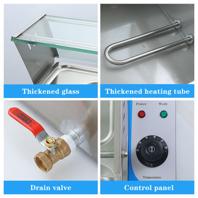Couvercle en verre Réservoir de chauffage électrique de la casserole Taille 270*330*100mm Essentiel pour le service alimentaire