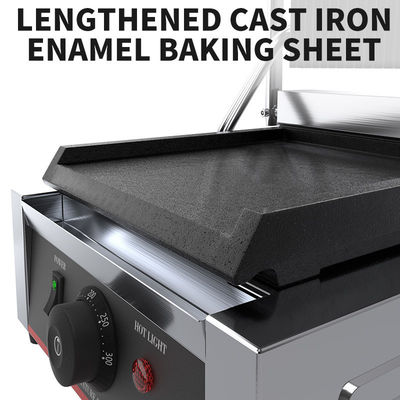 Grill électrique argenté blanc pour les sandwichs parfaitement grillés