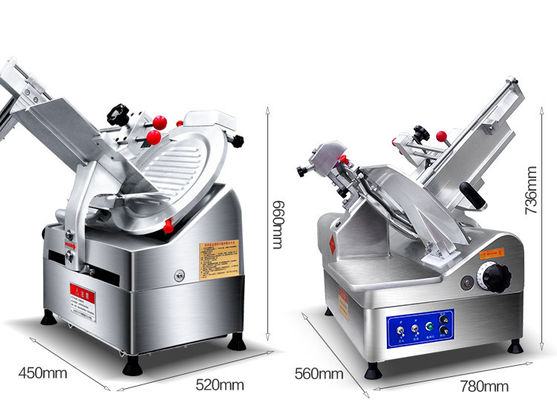 Coupeuse automatique de viande en acier inoxydable de 300 mm pour cuisine commerciale