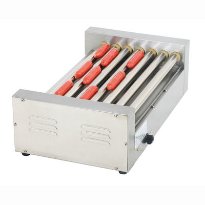 9 Roller Hot Dog Grill Maker pour le commerce de détail de la machine de collation commodité et l'efficacité