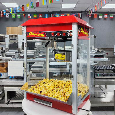Machine à popcorn commerciale industrielle pour cinéma NO Matériau en aluminium contrôlé par application