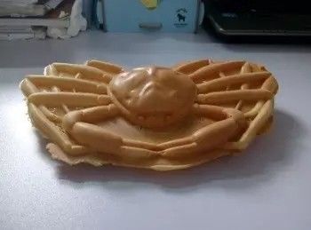 Fabricant de gaufres d'œufs électriques commerciaux sans bâton avec des formes de crabe et d'animal