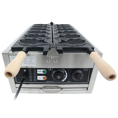 Corée du poisson Taiyaki Machine 6pcs pêche à la gaufre avec en 2023 Année