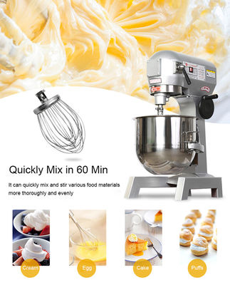 Mélangeur de pâte en spirale à support planétaire de 10L pour équipement de cuisine 220V Pain/farine/œuf
