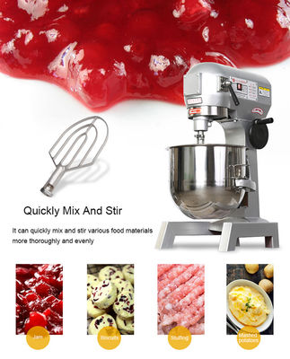 Mélangeur de pâte en spirale à support planétaire de 10L pour équipement de cuisine 220V Pain/farine/œuf