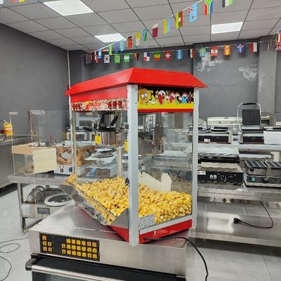 Machine à popcorn à caramel industriel à double pot Fabricant de popcorn commercial pour votre événement