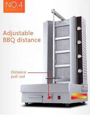 Assistance technique vidéo après le service commercial de poulet à gaz machine à kebab Shawarma