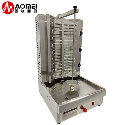 Rotisserie électrique de poulet avec une plage de température de 50 à 300 °C et 520 * 650 * 950 mm de taille
