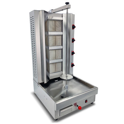 PG-04 commercial 4 brûleurs Doner Kebab machine à gaz machine à Shawarma pour le restaurant
