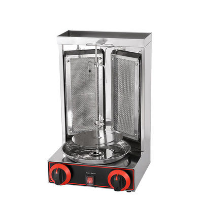 2 en 1 machine à gâteaux automatique à rotation pour le gaz liquéfié 2800Pa 37x37.5x53.5cm