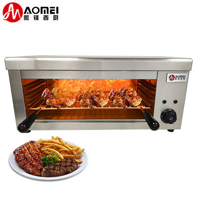 220V Voltage électrique de chauffage de surface Poêle sandwich Salamander Machine pour la cuisson