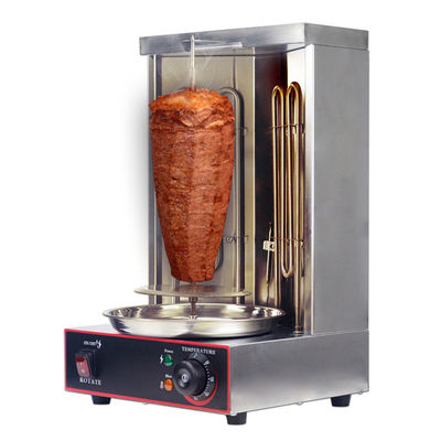 2 brûleurs électrique rotisserie verticale poulet poulet pour la production automatique de viande