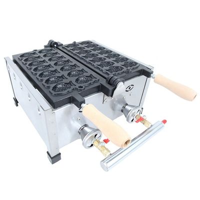 Plaques interchangeables de grillage / Panini Presse Plaques machine à faire Taiyaki pour le GPL