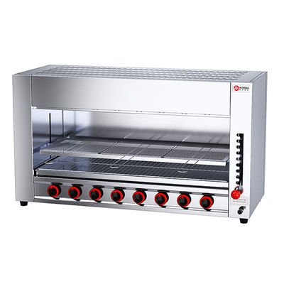 Machine à salamandre à gaz en acier inoxydable avec 890*320*380mm de taille interne