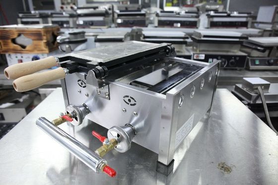 Machine de fabrication de Taiyaki 6 PCS Poisson Taiyaki Type GPL Fabricant de gaufres de poisson 470x380x210mm
