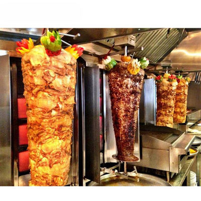Grill de viande à haute puissance rapidement et efficacement Doner Kebab Shop Shawarma Machine de fabrication