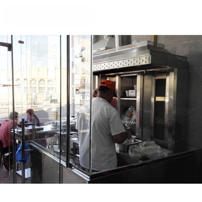 Grill de viande à haute puissance rapidement et efficacement Doner Kebab Shop Shawarma Machine de fabrication