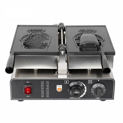 Argent 350x500x200 La plus populaire machine de taiyaki personnalisée machine à gaufres de poisson à bouche ouverte