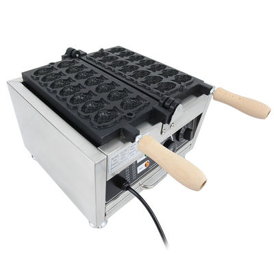 14 PCS Japonais en forme de poisson Taiyaki fabricant électrique mini-waffle cuisinier à cône pour 220V